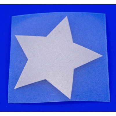 Nažehľovacia záplata - hviezdička - rozmer 4 cm x 4 cm