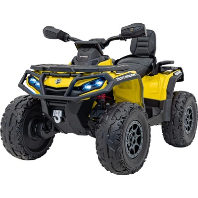 RAMIZ Elektrická Štvorkolka Can-Am Outlander žltá