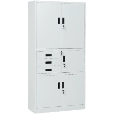 Carmen Метален шкаф Carmen CR-1281 Е K - сив (3580059_2)