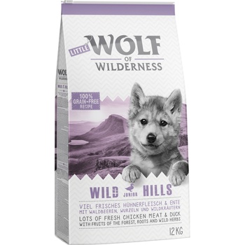 Wolf of Wilderness 2x12кг комбинирана опаковка SunnyGlade + Wild Hills Wolf of Wilderness