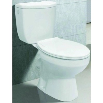 Inter Ceramic Моноблок ICC 1072, Inter Ceramic, седалка и капак, порцелан, бял (1072 P)