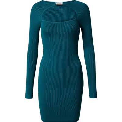 Abercrombie & Fitch Плетена рокля синьо, размер S