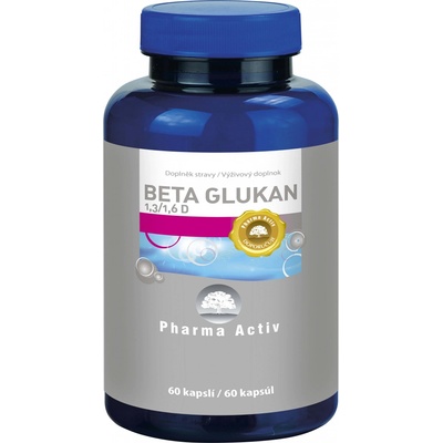 Pharma Activ Beta Glukan 1,3/1,6 D 60 kapslí