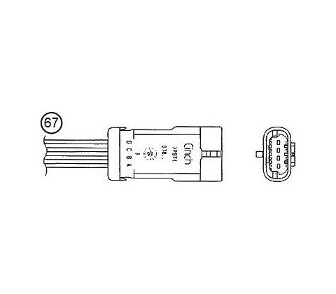 Lambda sonda NGK OZA660-EE12