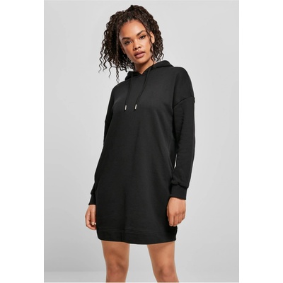 Urban Classics dámska mikina Ladies Organic Terry Hoody Dress black čierna