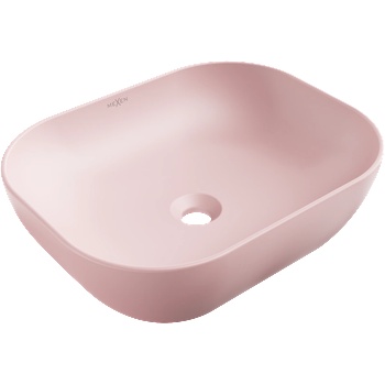 Mexen Rosa умивалник за плот 50 x 40 см, розов мат - 21095044 (21095044)
