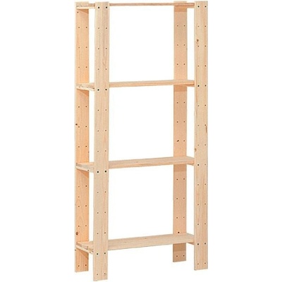 Regalux Heavy Dřevěný regál základní, 174 × 80 × 30 cm, nosnost police: 75 kg 10960164