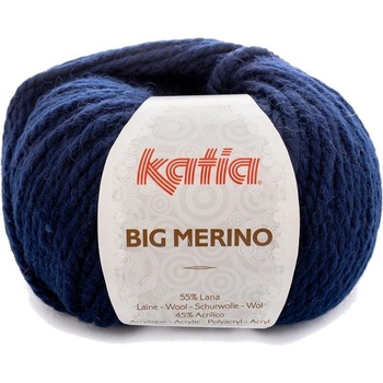 Katia Big Merino 5 Dark Blue Плетива прежда (BM 5)