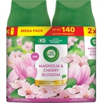 Air Wick Пълнител за освежител Air Wick Fresh Matic Magnolia Cherry Blossom 2 x 250 мл