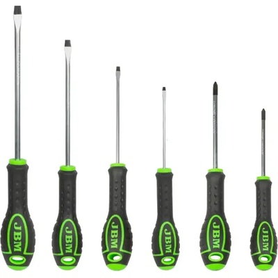 JBM Комплект прави и кръстати отвертки 6 броя ; jbm 54070