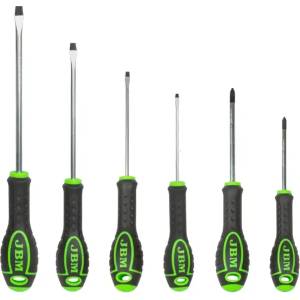 JBM Комплект прави и кръстати отвертки 6 броя ; jbm 54070
