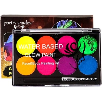 FunCo detská súprava farieb na tvár a telo neónová 8 ks OPBH1869