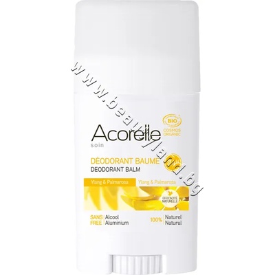 Acorelle Стик Acorelle Deodorant Balm Ylang and Palmarosa, p/n AC-deo2 - Део стик за против изпотяване с аромат на Иланг-Иланг (AC-deo2)