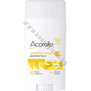 Acorelle Стик Acorelle Deodorant Balm Ylang and Palmarosa, p/n AC-deo2 - Део стик за против изпотяване с аромат на Иланг-Иланг (AC-deo2)