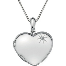 Hot Diamonds Stříbrný Memoirs Heart Locket DP495