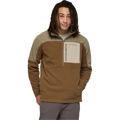 Cotopaxi M'S Abrazo Fleece Half-Zip Jacket hnedá/sivá