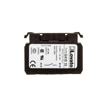 Lovato Electric Auxiliary contact 1Z frontal mounting 11G41810