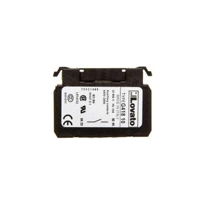Lovato Electric Auxiliary contact 1Z frontal mounting 11G41810