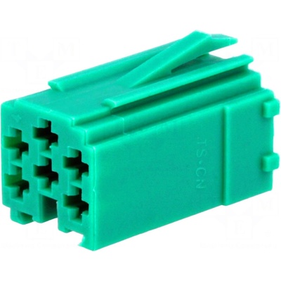 Zelený Mini ISO konektor 4carmedia 331441-2