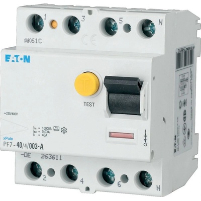 Eaton PF7-63/4/003-A 63A 30mA A 263614