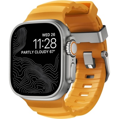 Nomad remienok Rocky Point Band pre Apple Watch 46/49mm - Sol/Natural NM013602858