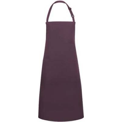 Karlowsky Gastro zástěra KY044 Aubergine 75x90cm