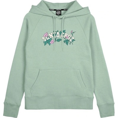 Santa Cruz mikina Cluster Strip Hood Pale Sage