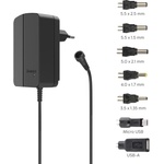Hama Универсално захранване, регулируемо, 1500mA, 18W, max. 12V, 7 адаптера (HAMA-223615) - Allstore