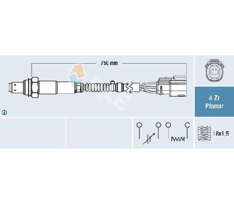 Lambda sonda FAE 77650