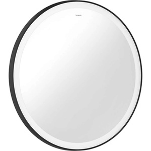 Hansgrohe Xarita Lite S - Огледало с LED осветление, диаметър 70 cm, черен мат 54966670 (54966670)