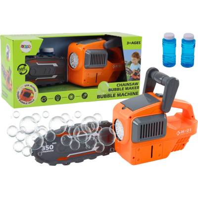 mamido Stroj na bubliny Motorová píla oranžová