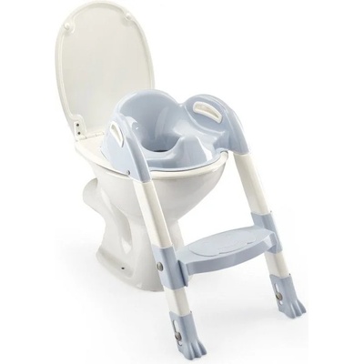 Thermobaby Адаптор за тоалетна чиния Thermobaby Kiddyloo - Сгъваем, със стълба, Baby Blue (2172543)