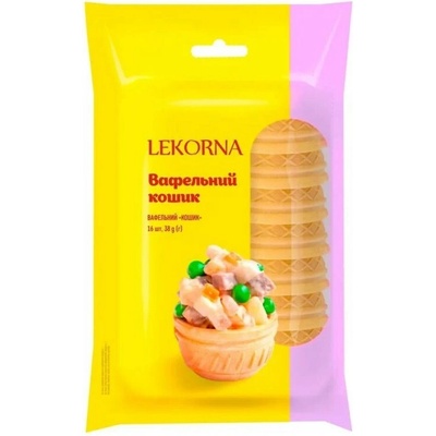 Lekorna Oplatkové tartaletky Košík 16×38g