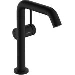 Hansgrohe Tecturis S - Смесител за умивалник с изпускателен клапан Push-Open, CoolStart, EcoSmart, матово черно 73360670 (73360670)