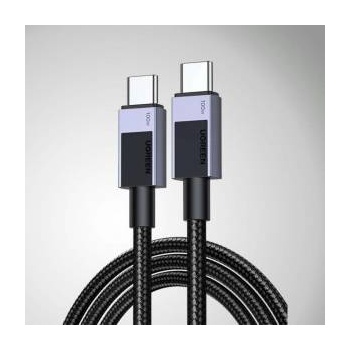 Ugreen USB-C to USB-C PD Cable Ugreen L512, 5A, 1m, 480Mbps (Space Gray)