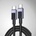 Ugreen USB-C to USB-C PD Cable Ugreen L512, 5A, 1m, 480Mbps (Space Gray)