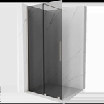 Mexen Velar плъзгаща се душ-преграда Walk-in 80 x 200 см, графит 8 мм, четкан никел - 871-080-000-43-97 (871-080-000-43-97)