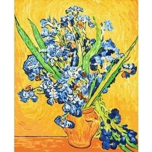 Ideyka Painting by numbers - Vase with irises 40x50