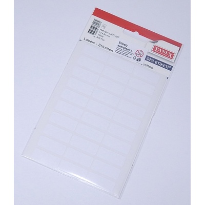 Etikety v sáčku 12 x 30 mm 300 ks - OFC-107 – Sleviste.cz