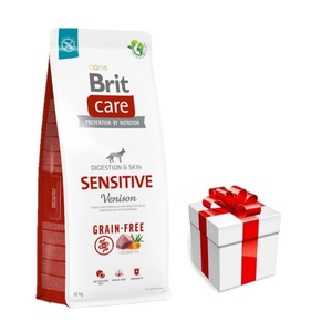 Brit care Без зърнени култури Чувствителен елен 12кг + безплатна изненада за кучето