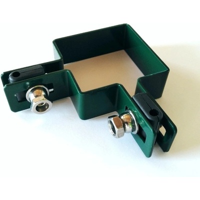 Objímka pro 3D panel light, průběžná, zelená poplastovaná