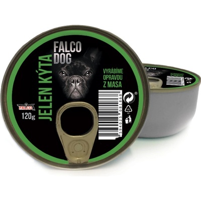 Sokol Falco Dog jelení kýta 8 x 120 g