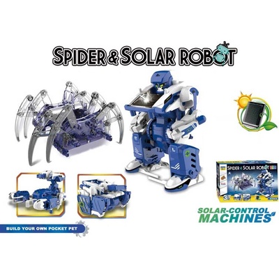 GUGA STEM Детски соларен робот - Паяк, 3 в 1 (sh1020)