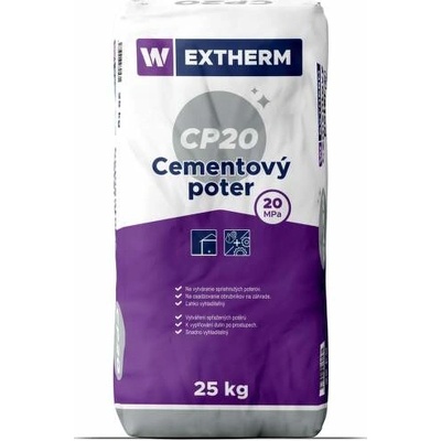 EXTHERM Cementový poter 20MPa 25 kg