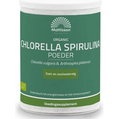 Mattisson Healthstyle Хлорела + Спирулина, БИО 125 g прах | Mattisson Healthstyle (MT2200)