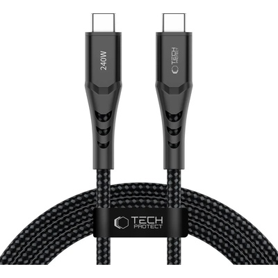 Tech-Protect ub11t ultraboost usb-c КАБЕЛ pd 240w / qc3.0 200cm ЧЕРЕН (5906302353132)