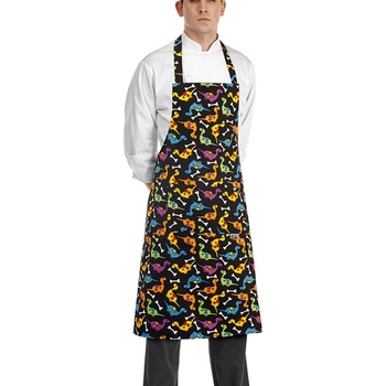 Egochef Готварска престилка с цветен принт динозаври от Его Шеф (6103 133А)
