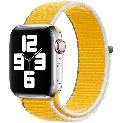 Apple Оригинална текстилна каишка за Apple Watch 38мм, 40мм, 41мм, 42мм (2024) - Apple Watch Sport Loop (жълт) (mjft3zm/a)