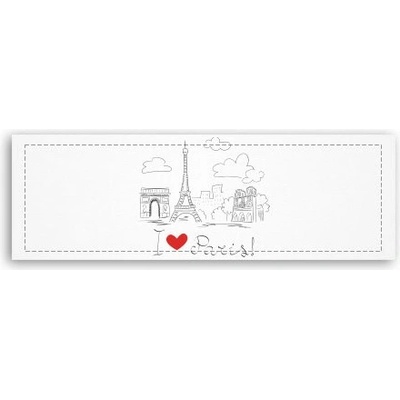 Fotoobraz 150x55 cm panorama I Love Paris