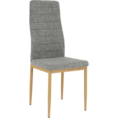 Kondela Coleta Nova látková světle šedá / buk